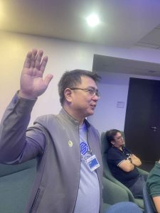 PSI founder and Chief AI Scientist oath taking at AAP